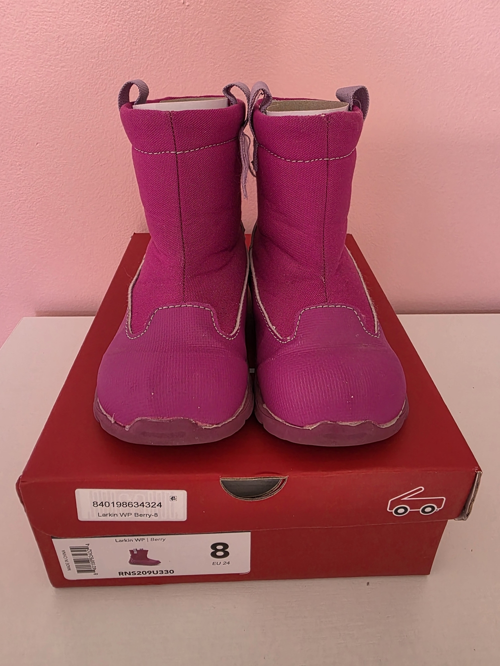 See Kai Run Larkin Boots - Berry